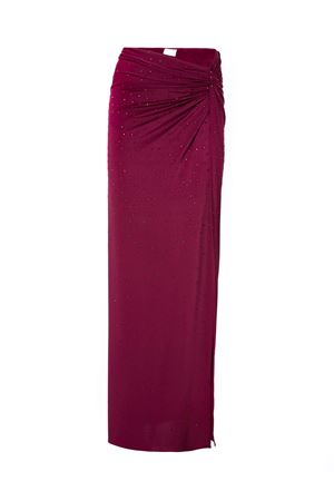 Zohra maxi skirt cabernet lightweight jersey THE ANDAMANE | TM180311BTJP185380